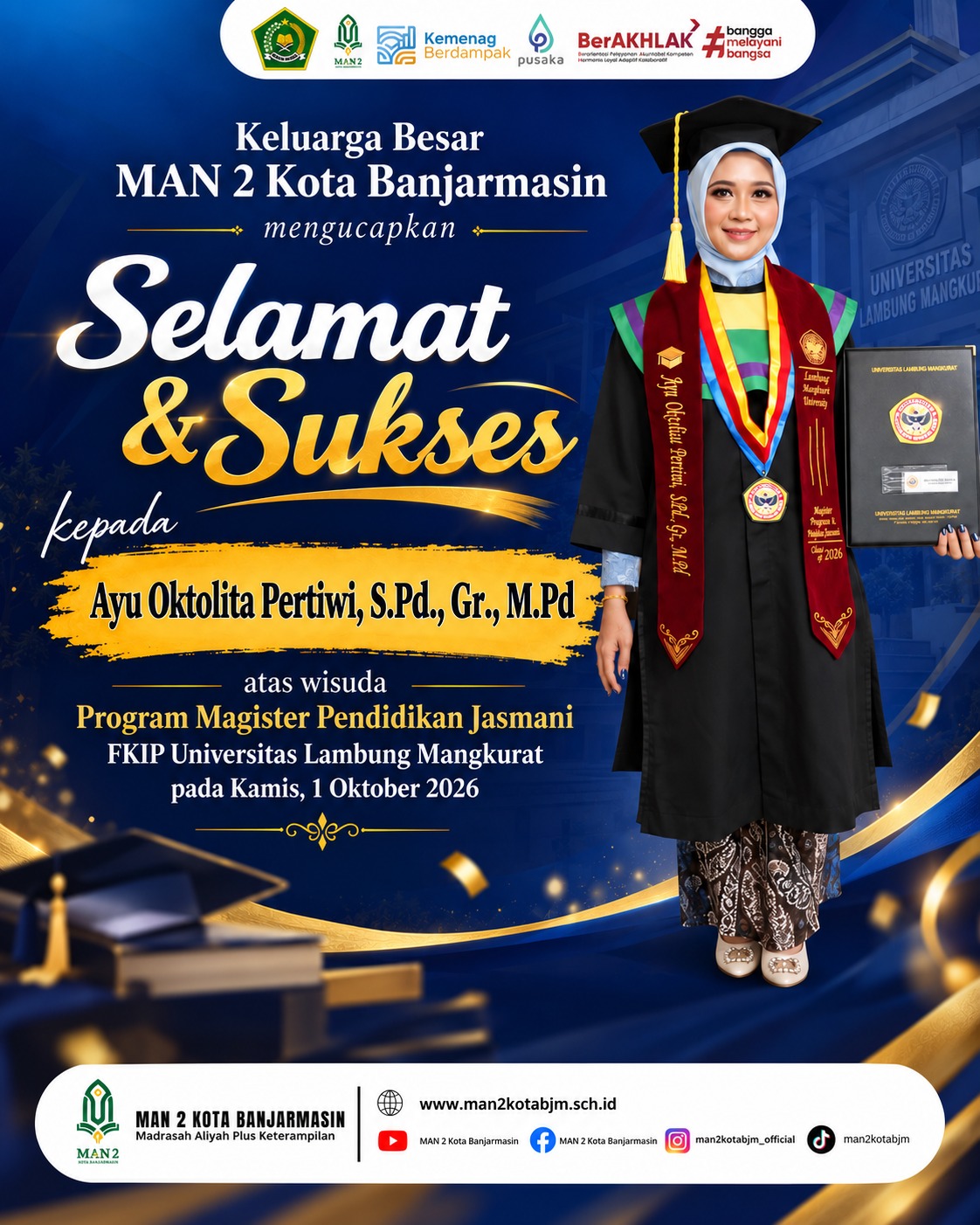 Selamat dan Sukses Wisuda S2