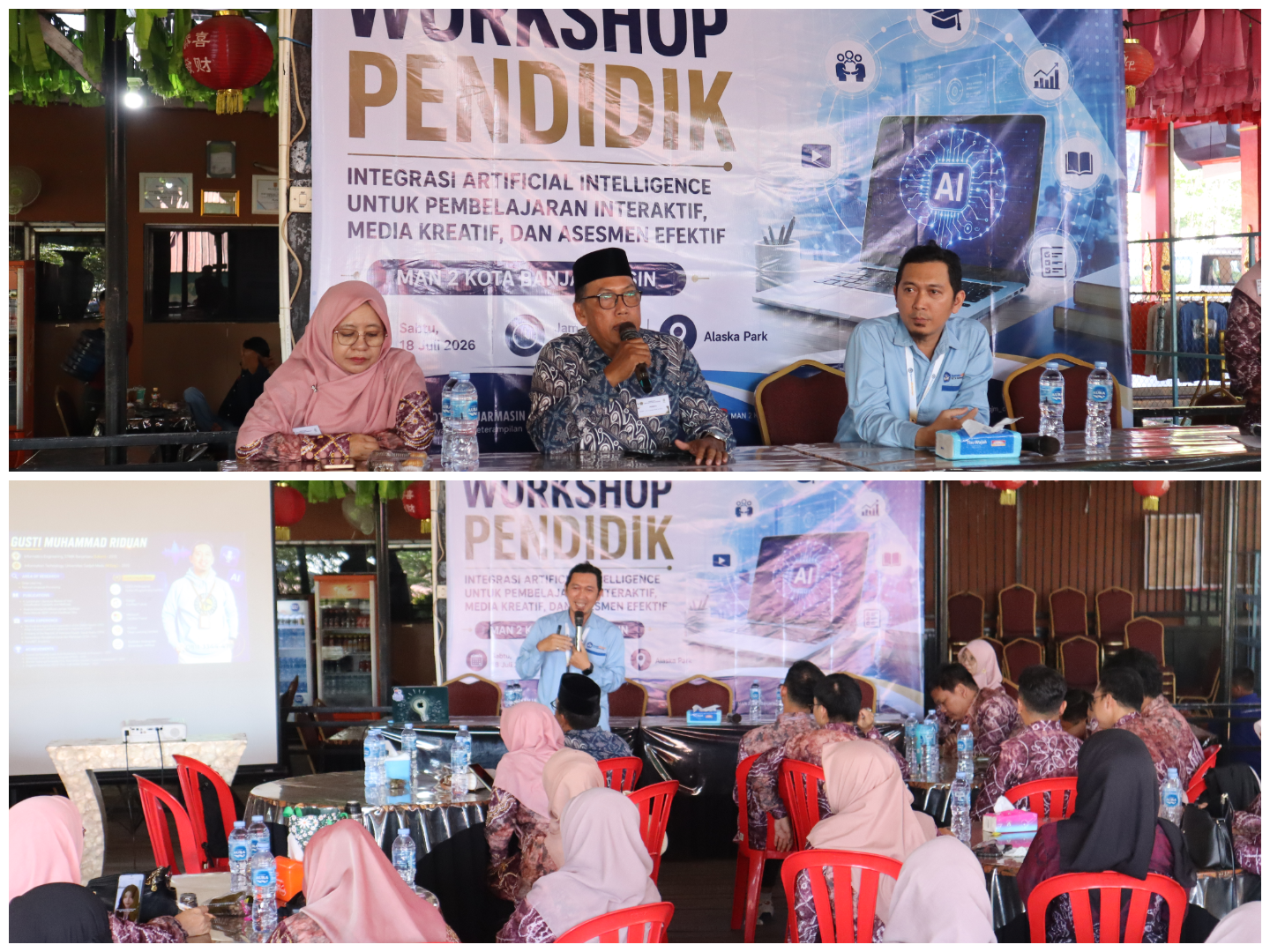 MAN 2 Kota Banjarmasin Tingkatkan Kompetensi Guru melalui Workshop Pemanfaatan Artificial Intelligence
