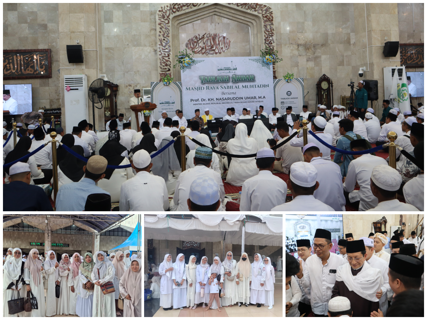 Perkuat Keimanan dan Persatuan, Keluarga Besar MAN 2 Banjarmasin Hadiri Tabligh Akbar Bersama Menteri Agama RI