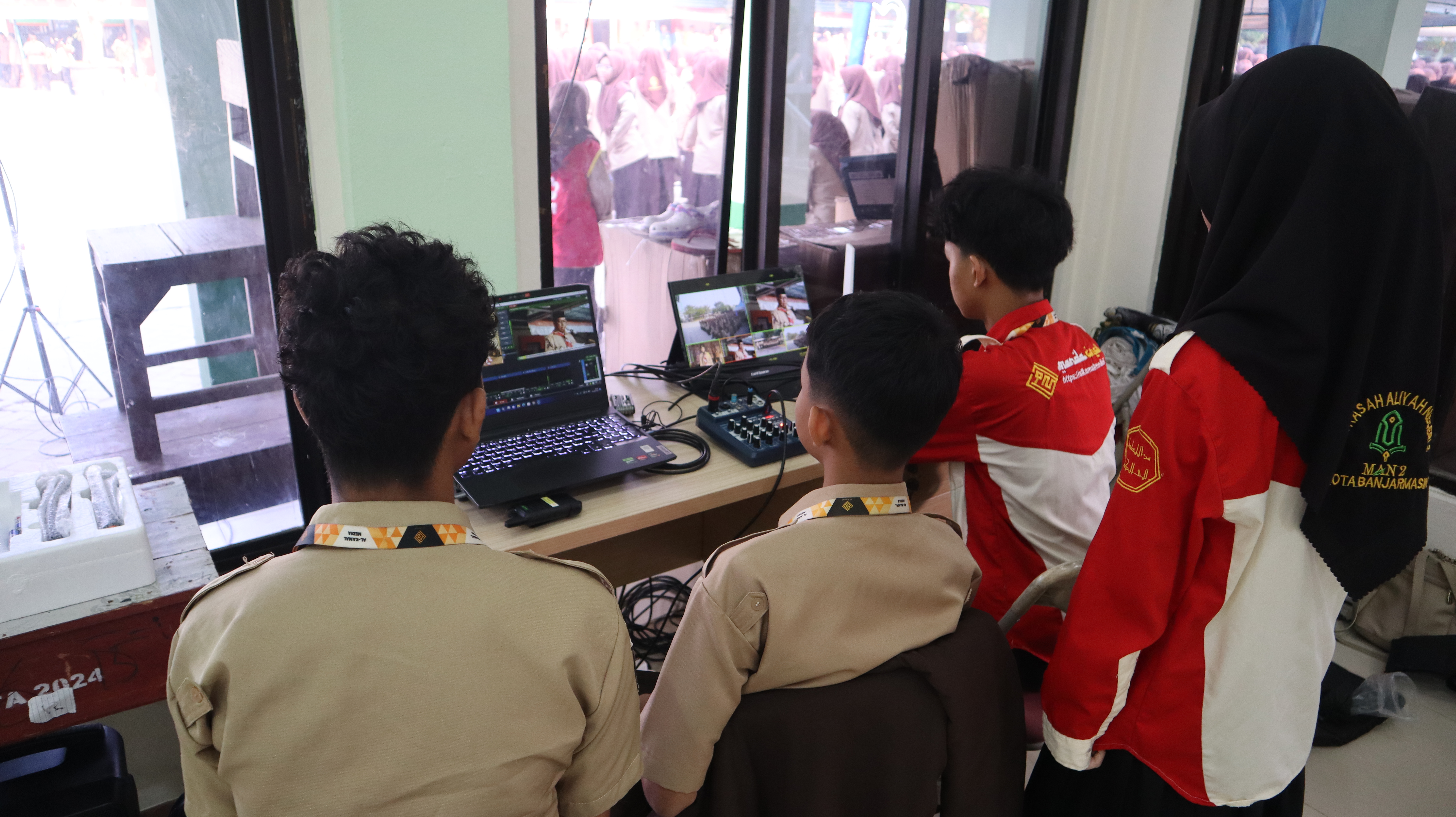 Meriahkan HUT ke-81 RI, Al-Kamal Media Hadirkan Live Streaming Upacara di MAN 2 Kota Banjarmasin