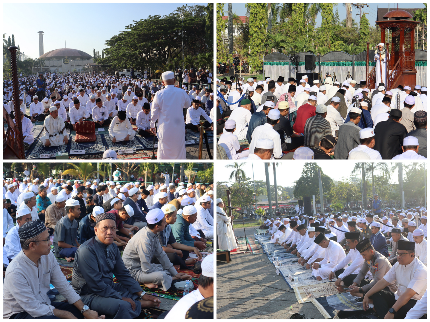 Keluarga Besar MAN 2 Kota Banjarmasin Ikuti Salat Istisqo, Bersama Ribuan Jamaah Memohon Turunnya Hujan