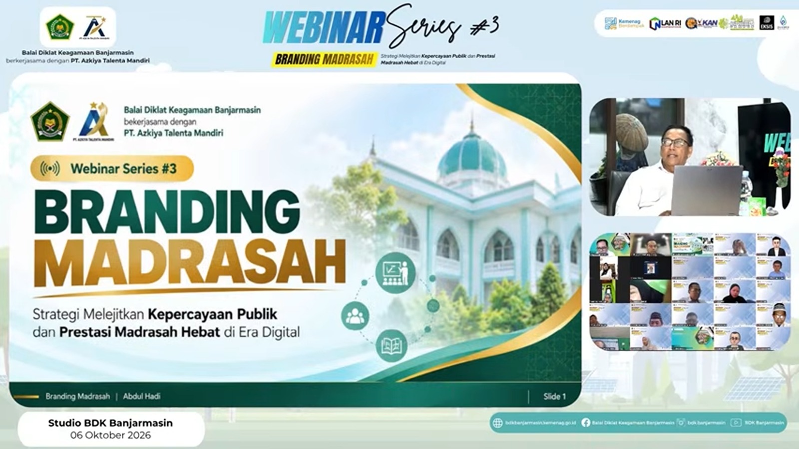 Berbagi Praktik Baik Branding Madrasah, Kamad MAN 2 Kota Banjarmasin Ajak GTK Bangun Kepercayaan Publik di Era Digital