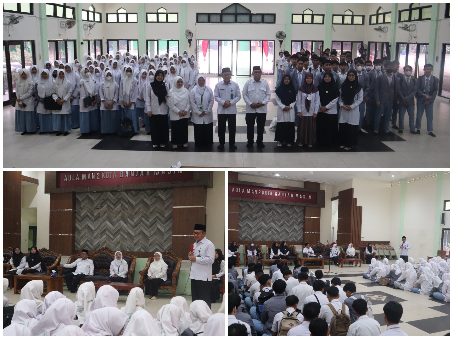 Kakankemenag Buka TKA dan Asesmen Nasional di MAN 2 Kota Banjarmasin, Tekankan Kejujuran dan Integritas