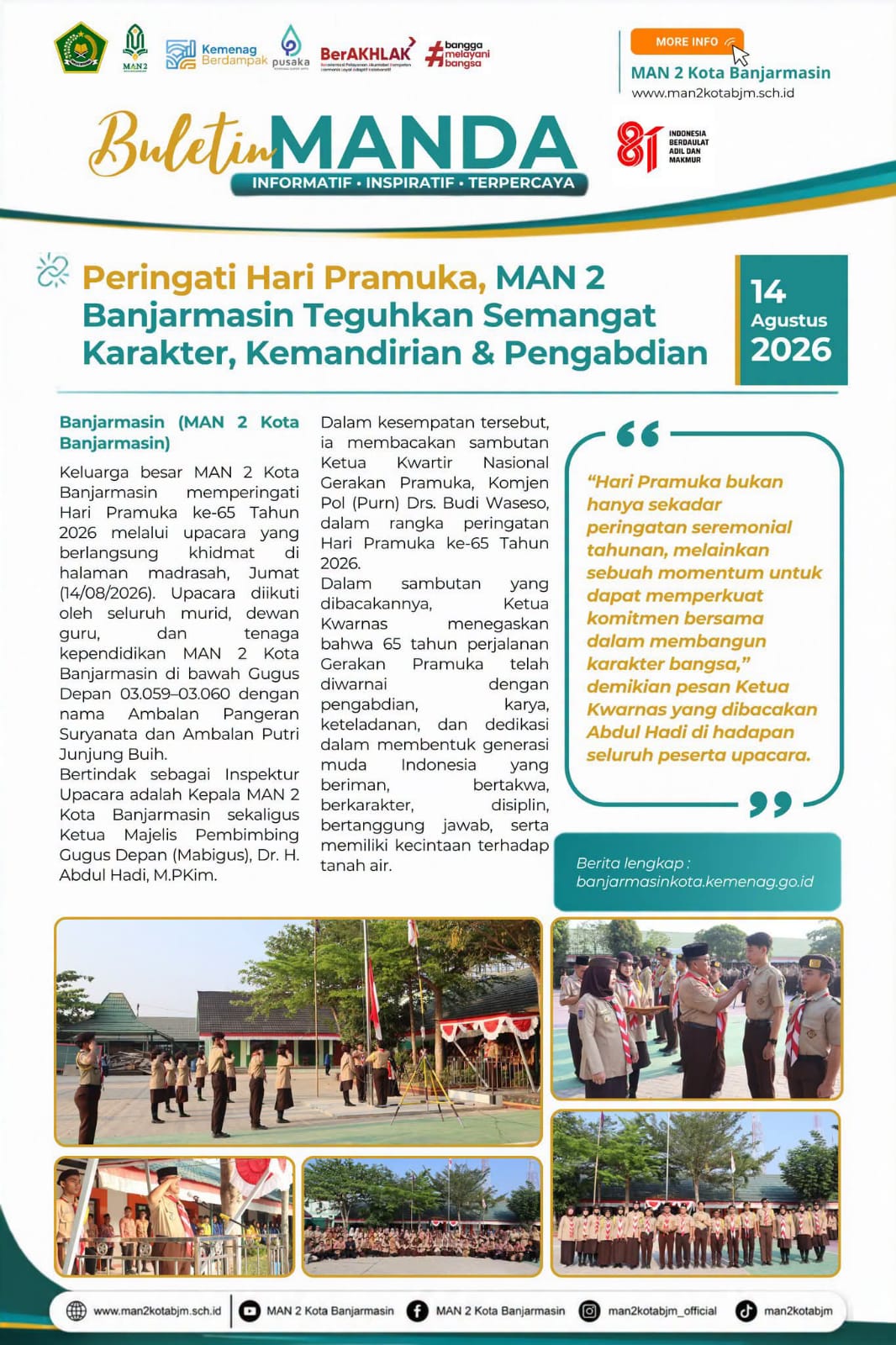 Upacara Hari Pramuka